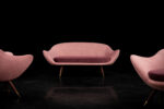 Vintage Paged seating set, PRL, 1970s