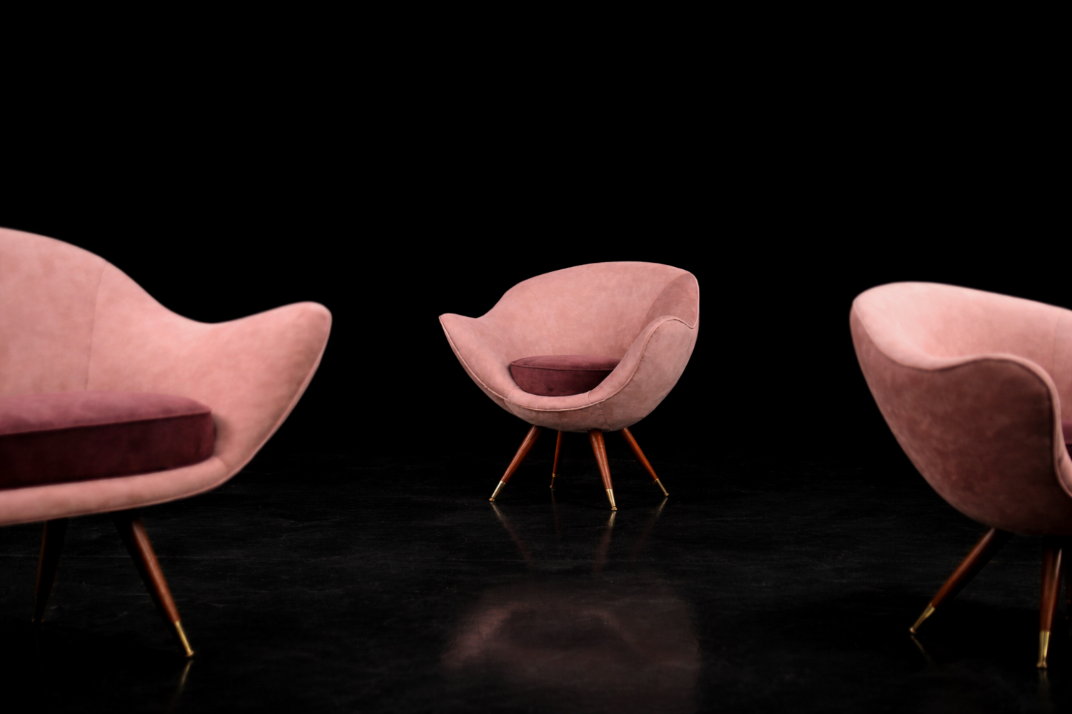 Vintage Paged seating set, PRL, 1970s