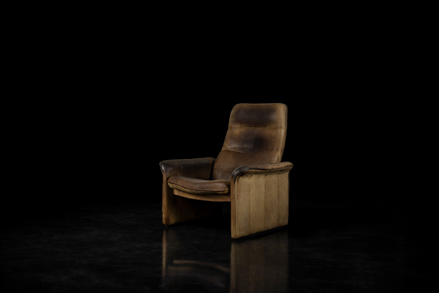 Vintage DS-50 leather armchair, De Sede, Switzerland, 1970s