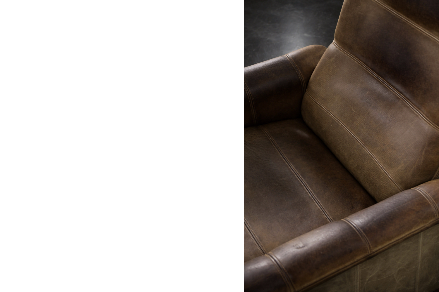 Vintage DS-50 leather armchair, De Sede, Switzerland, 1970s