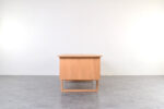 Vintage oak desk, designed by Henning Jensen & Torben Valeur for Dyrlund, Denmark, 1960s