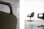 Pair of vintage office chairs, designed by Charles Pollock, Comforto, Germany, 1970s