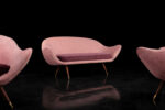 Vintage Paged seating set, PRL, 1970s