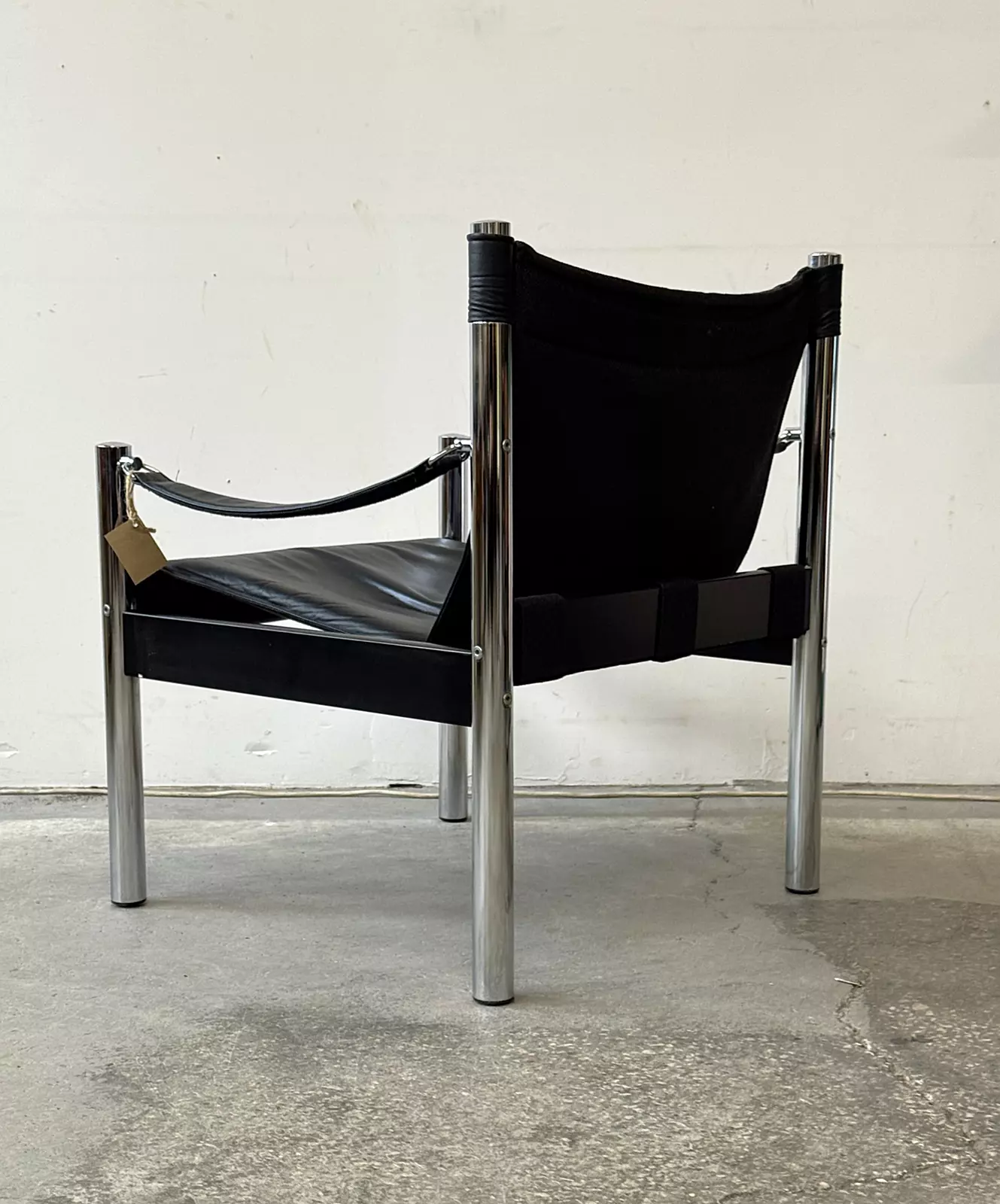 Fotel safari, proj. B. Johanson, Szwecja, lata 70