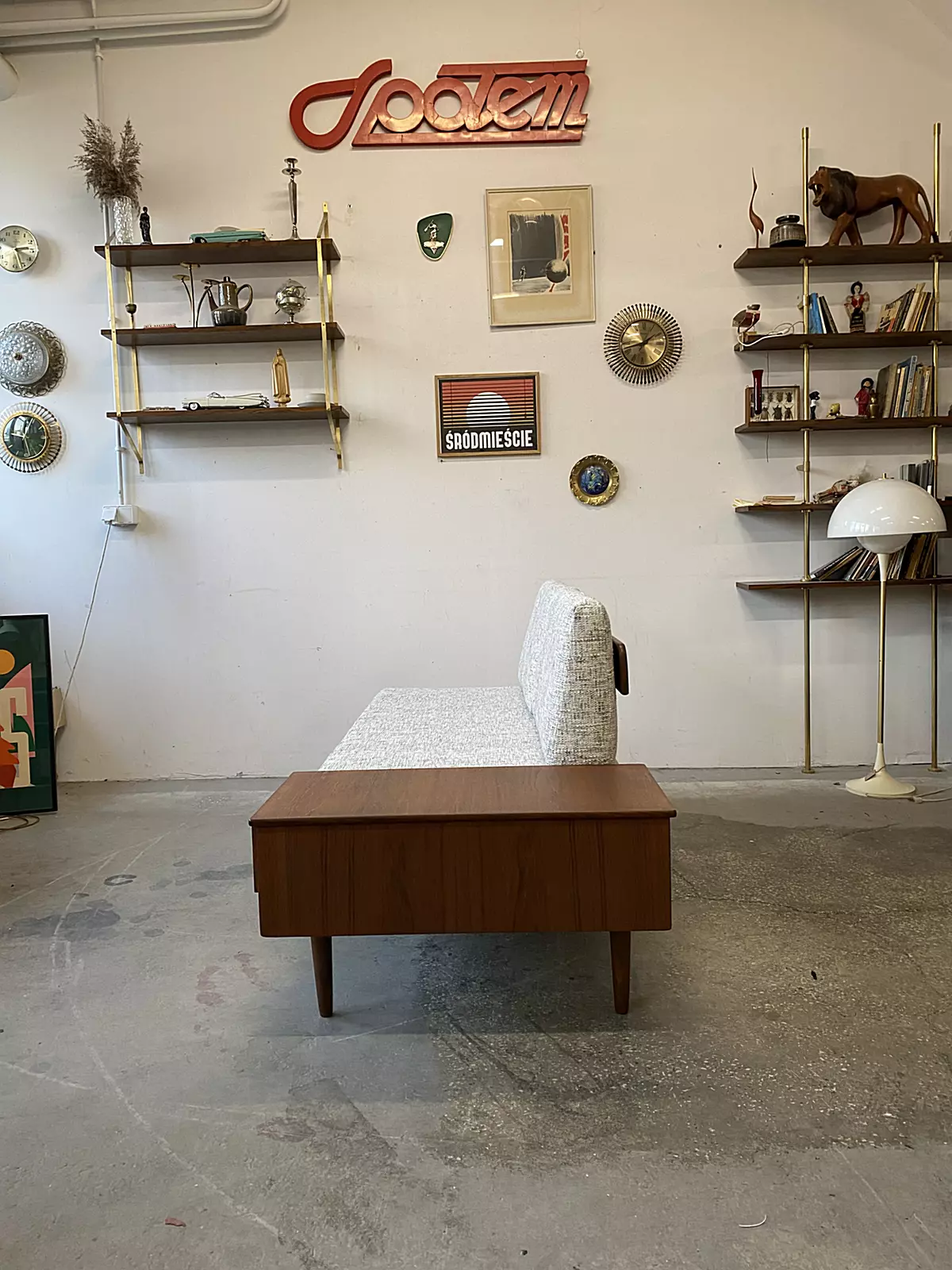 Sofa vintage, daybed , Skandynawia, lata 60/70