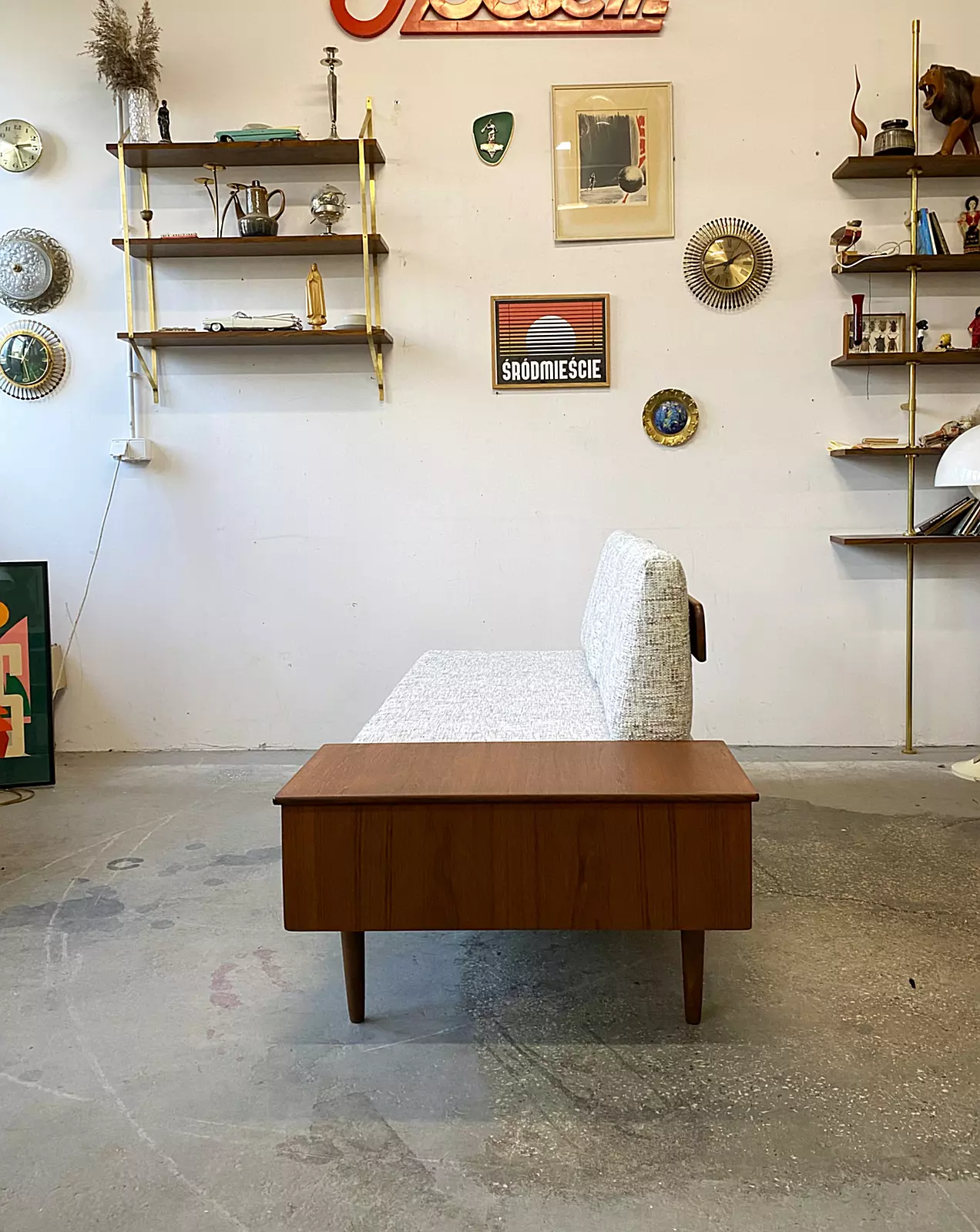 Sofa vintage, daybed , Skandynawia, lata 60/70