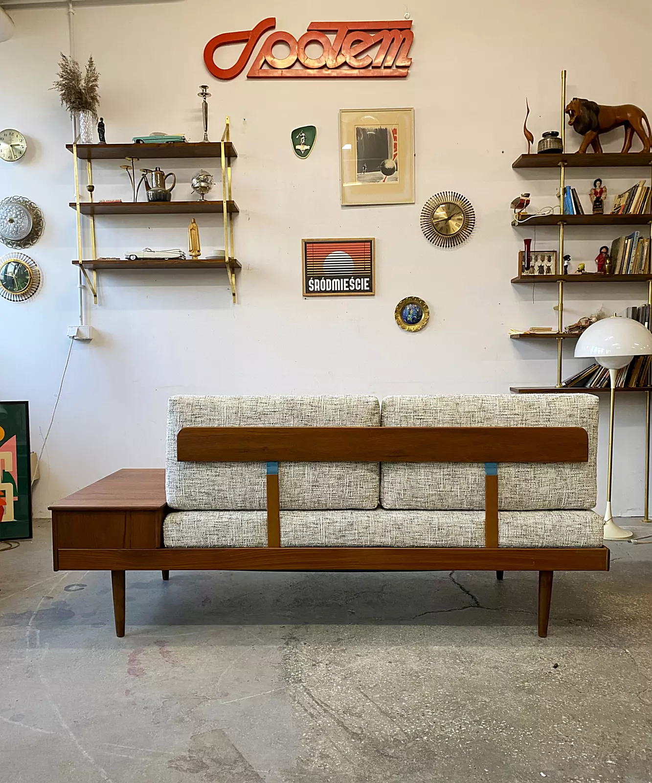 Sofa vintage, daybed , Skandynawia, lata 60/70