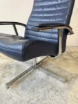 Vintage reclining swivel armchair, Bolia, Denmark, 1970s