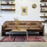 Sofa vintage, model DS-16, De Sede, Szwajcaria, lata 60/70