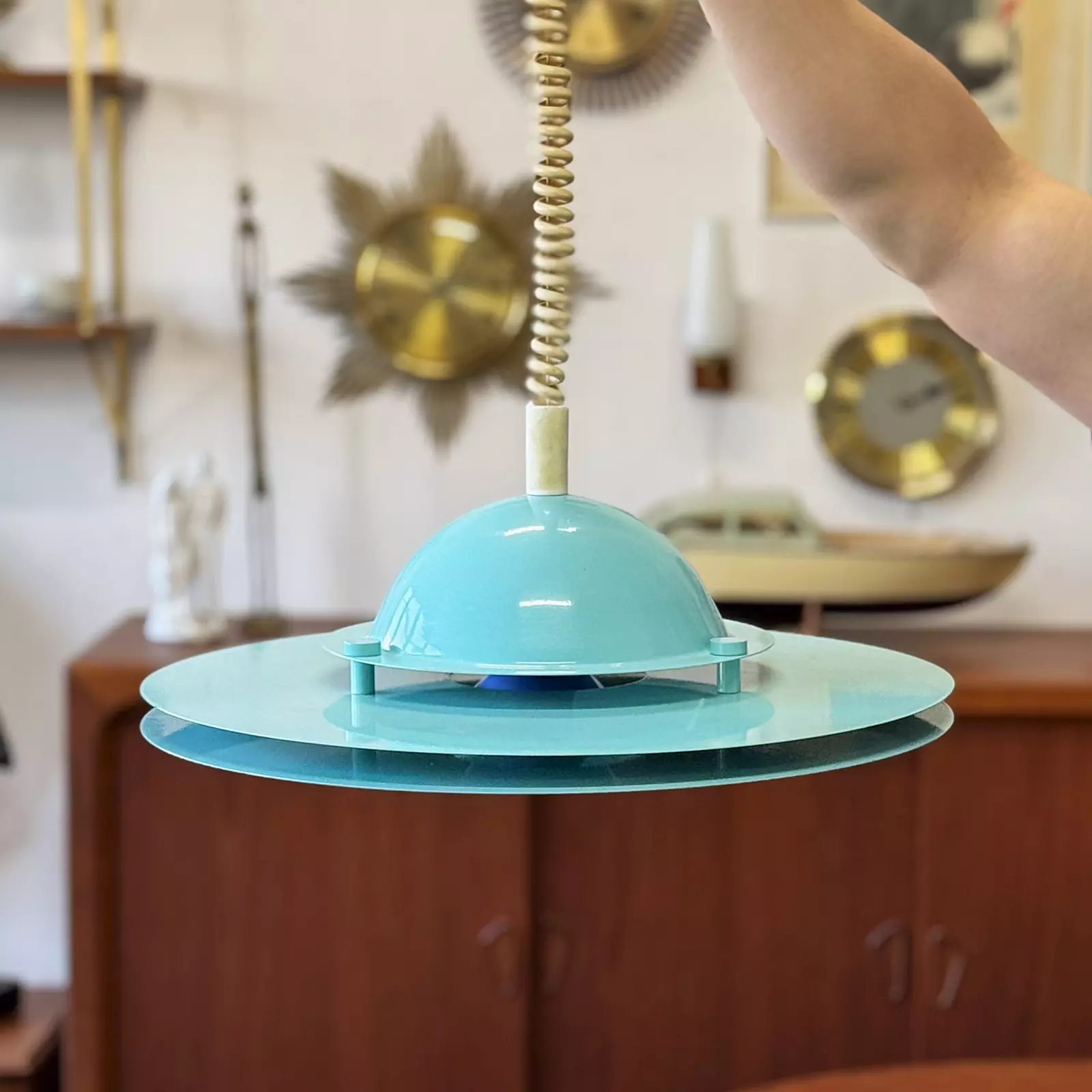 Lampa ufo z regulacją, lata 80