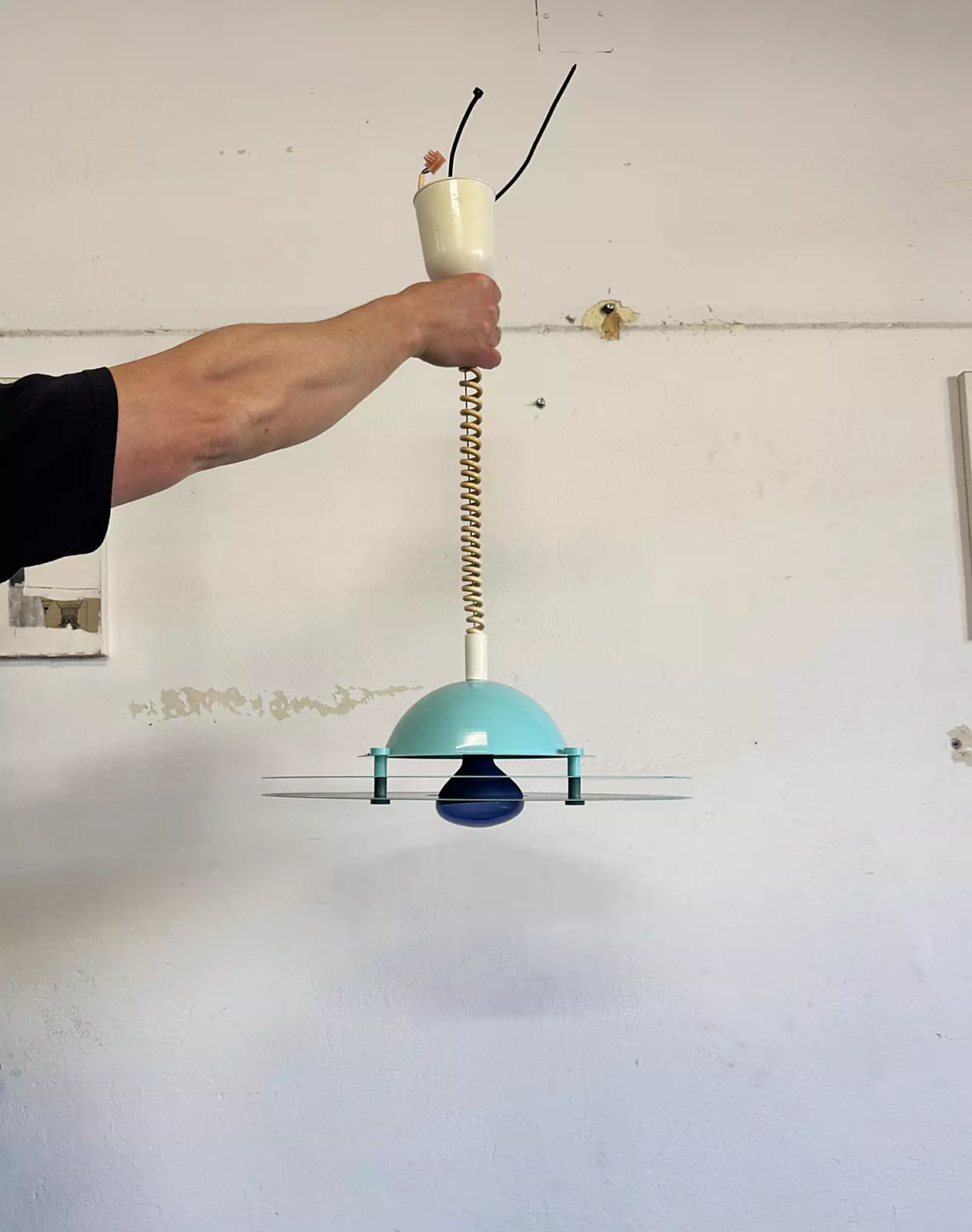 Lampa ufo z regulacją, lata 80