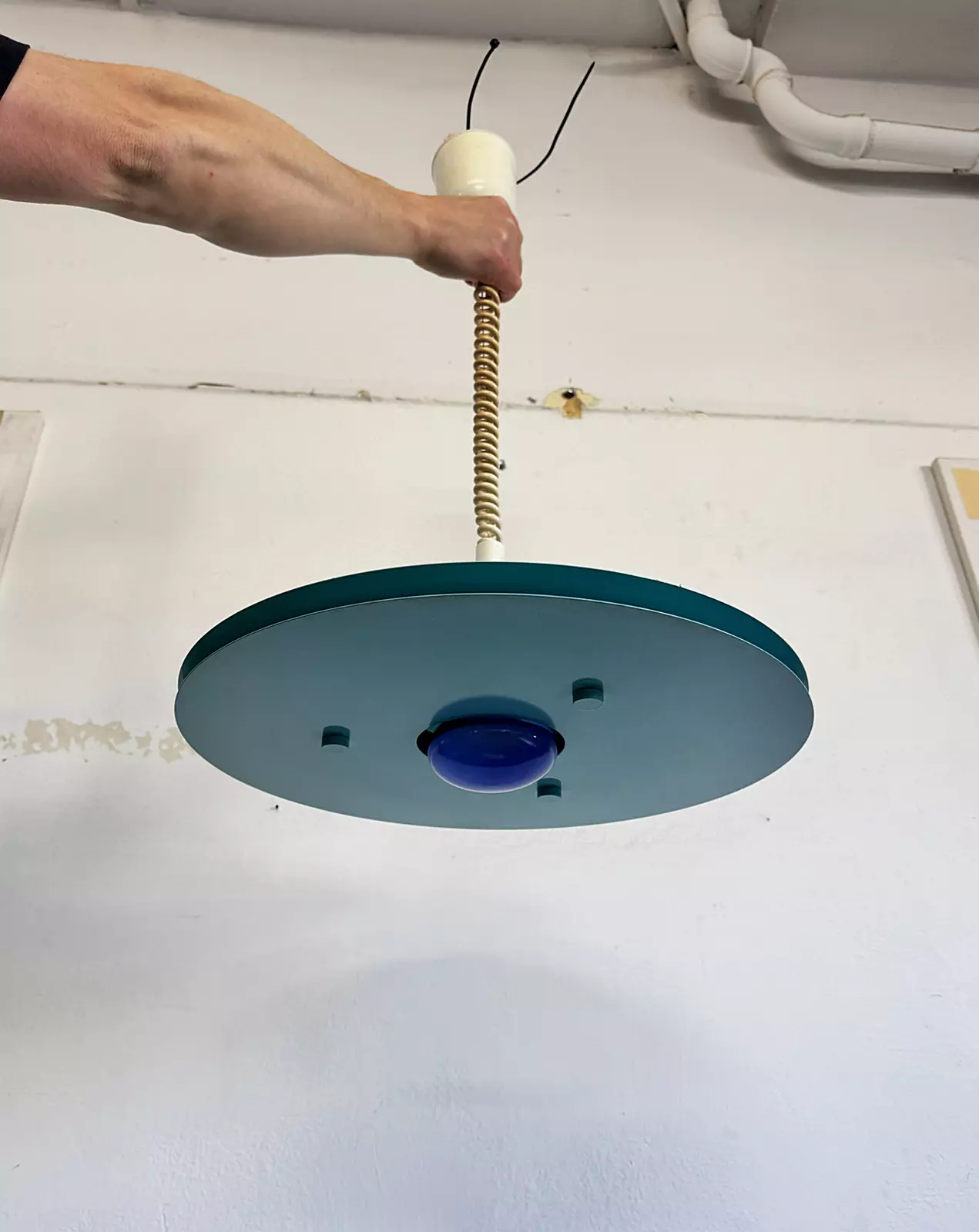 Lampa ufo z regulacją, lata 80