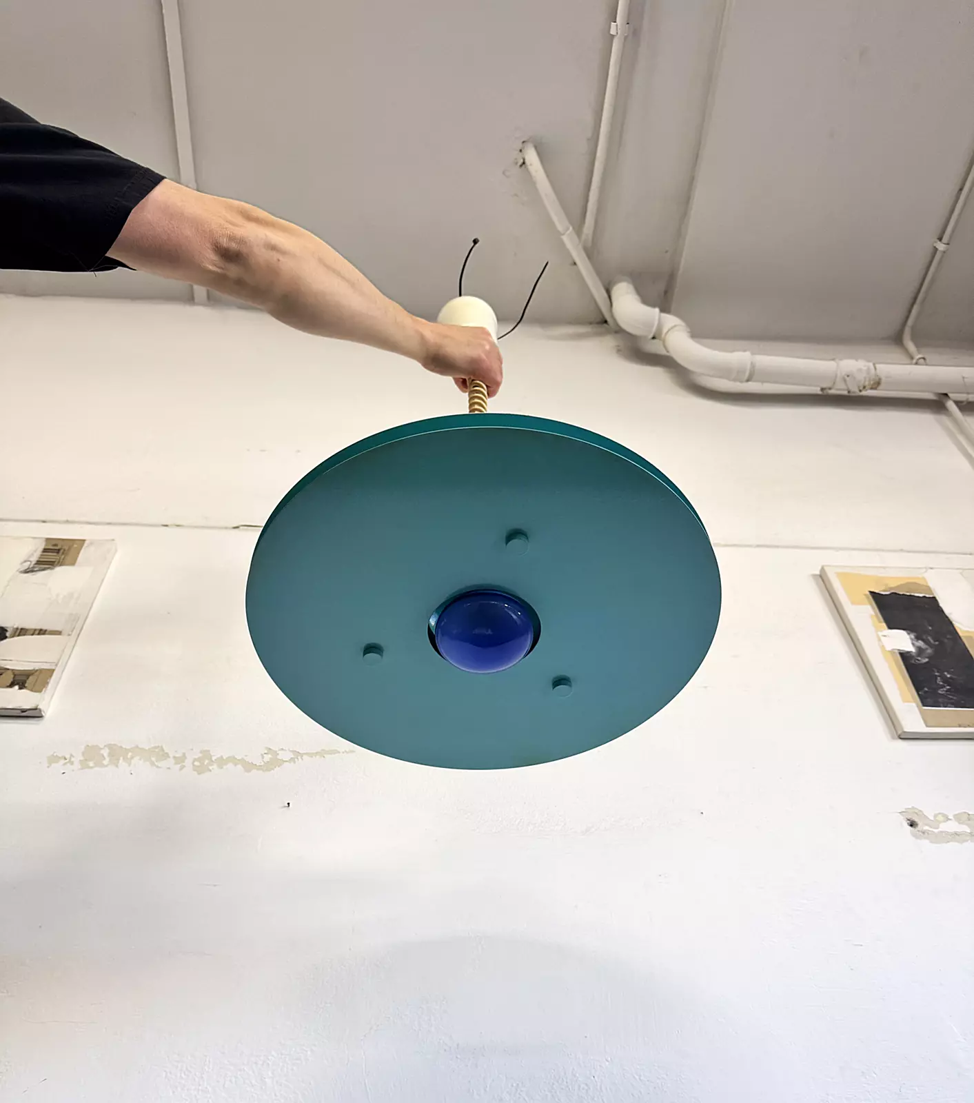 Lampa ufo z regulacją, lata 80