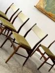 Set of 4 vintage chairs, Denmark, 1960s