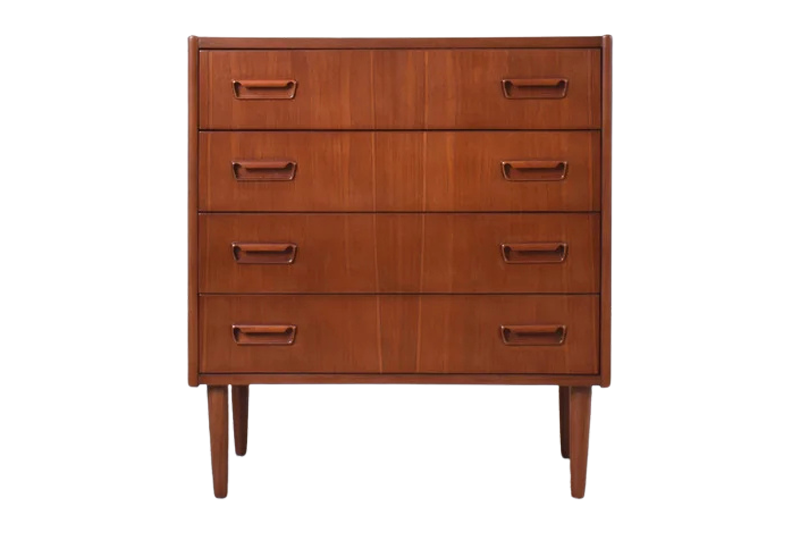 Komoda tekowa vintage, Dania, lata 60