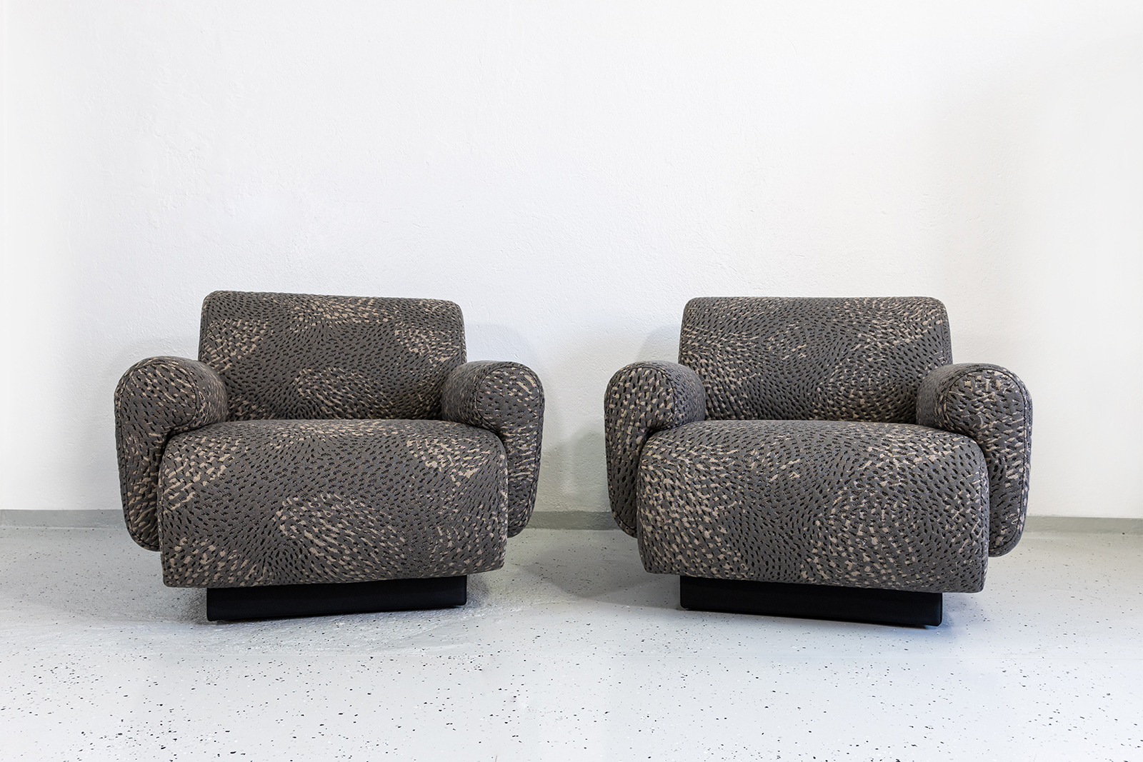 Para foteli modułowych vintage / sofa, proj. Eberhard Geißler, Oelsa, Niemcy, lata 70