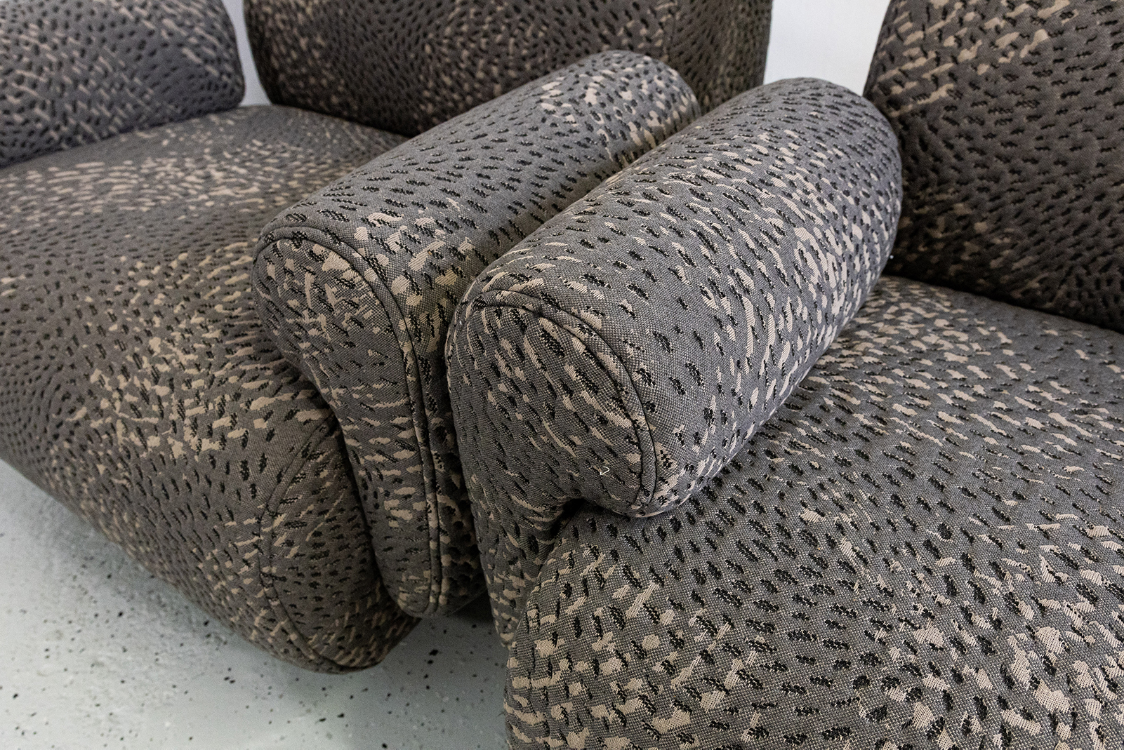 Para foteli modułowych vintage / sofa, proj. Eberhard Geißler, Oelsa, Niemcy, lata 70