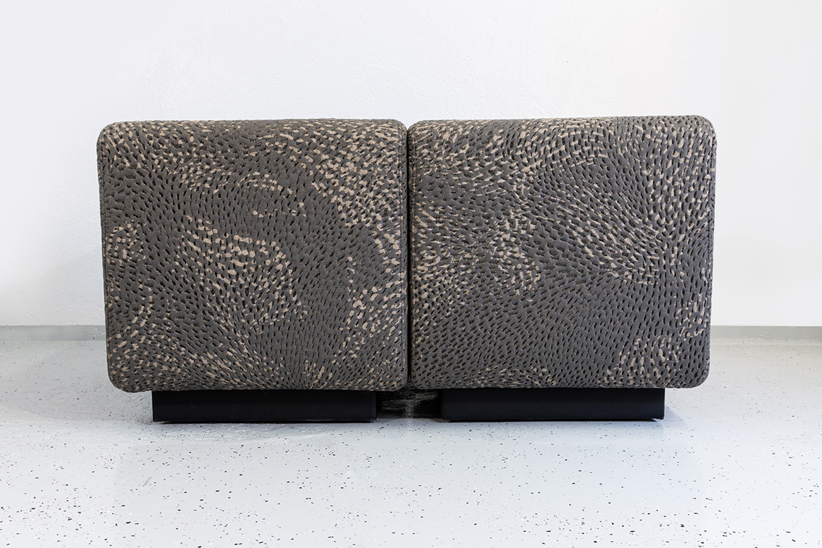 Para foteli modułowych vintage / sofa, proj. Eberhard Geißler, Oelsa, Niemcy, lata 70