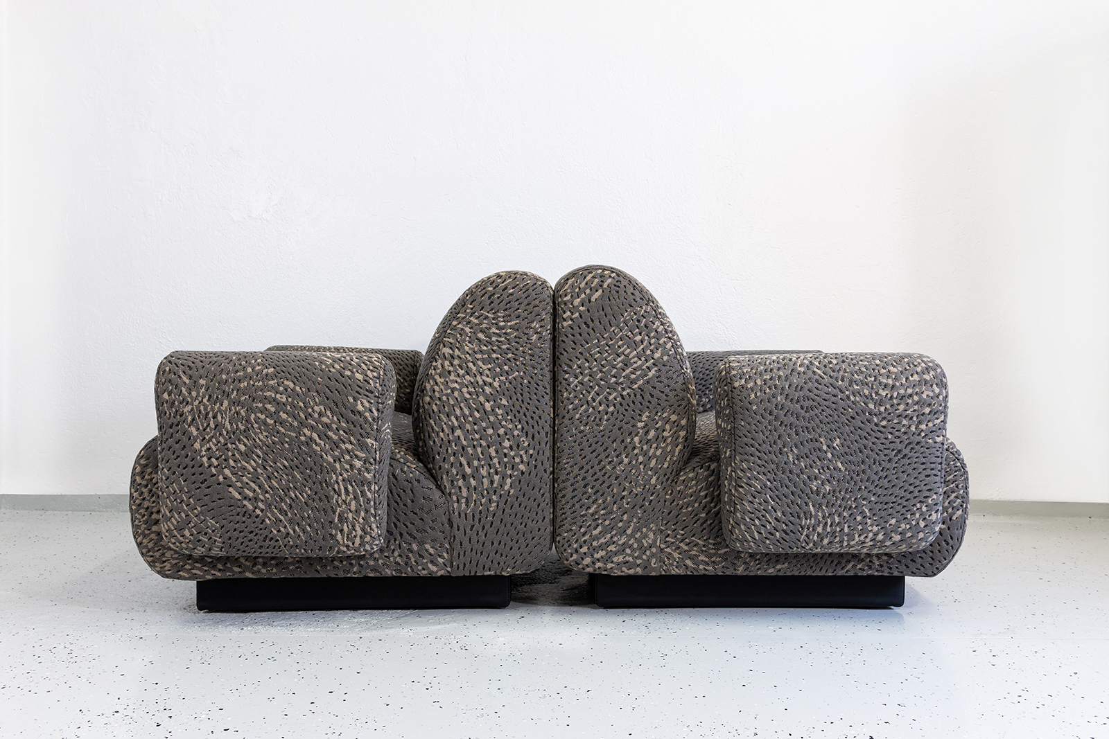Para foteli modułowych vintage / sofa, proj. Eberhard Geißler, Oelsa, Niemcy, lata 70