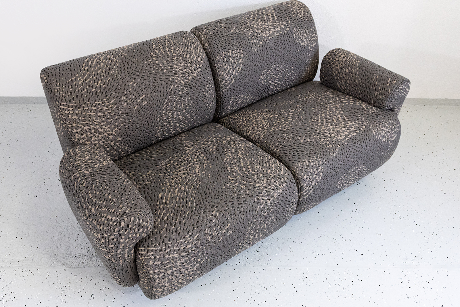 Para foteli modułowych vintage / sofa, proj. Eberhard Geißler, Oelsa, Niemcy, lata 70