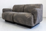 Para foteli modułowych vintage / sofa, proj. Eberhard Geißler, Oelsa, Niemcy, lata 70