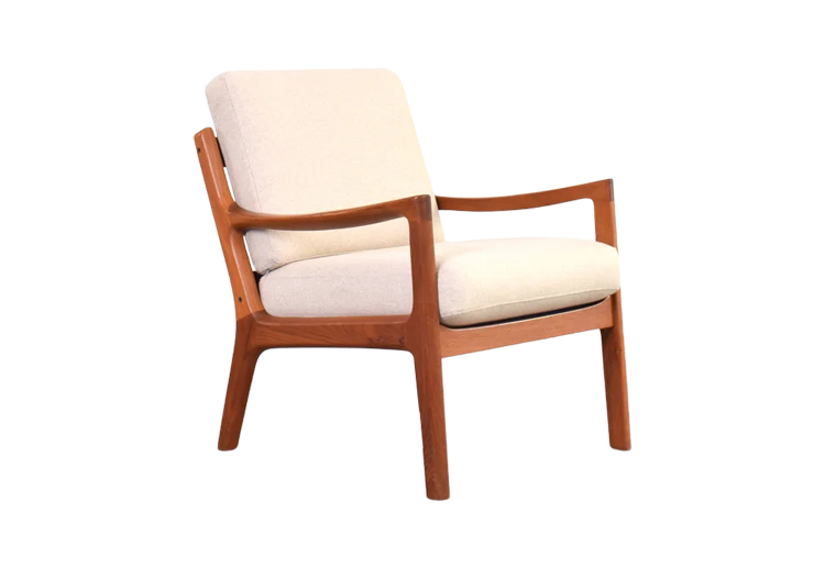 Teak Senator armchair designed by Ole Wanscher, manufactured by Cado, Denmark, 1960s