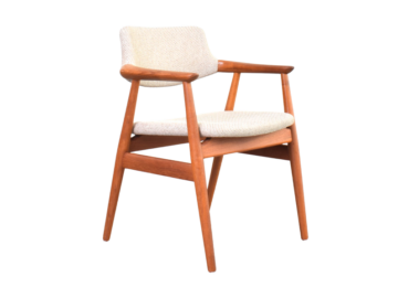 Krzesło vintage proj. Svend Åge Eriksen, prod. Glostrup Møbelfabrik, Dania, lata 60