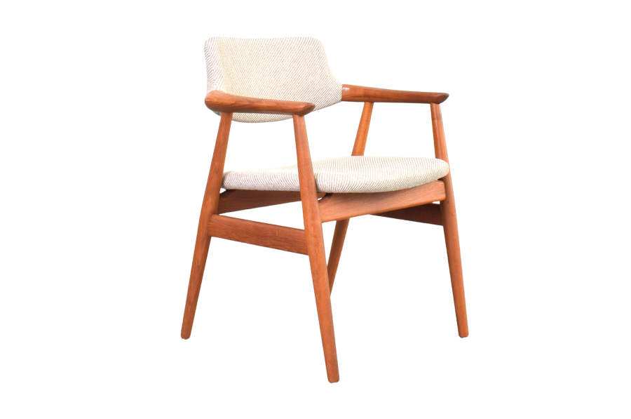 Krzesło vintage proj. Svend Åge Eriksen, prod. Glostrup Møbelfabrik, Dania, lata 60