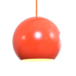 Skandynawska lampa wisząca proj. Verner Panton, prod. Louis Poulsen, Dania, lata 60