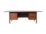 Scandinavian walnut desk, Denmark, 1970s