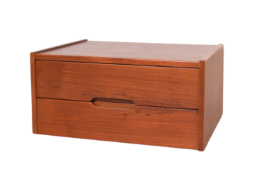 Szafka tekowa vintage, proj. Aksel Kjersgaard, prod. Odder Møbelfabrik, Dania, lata 60