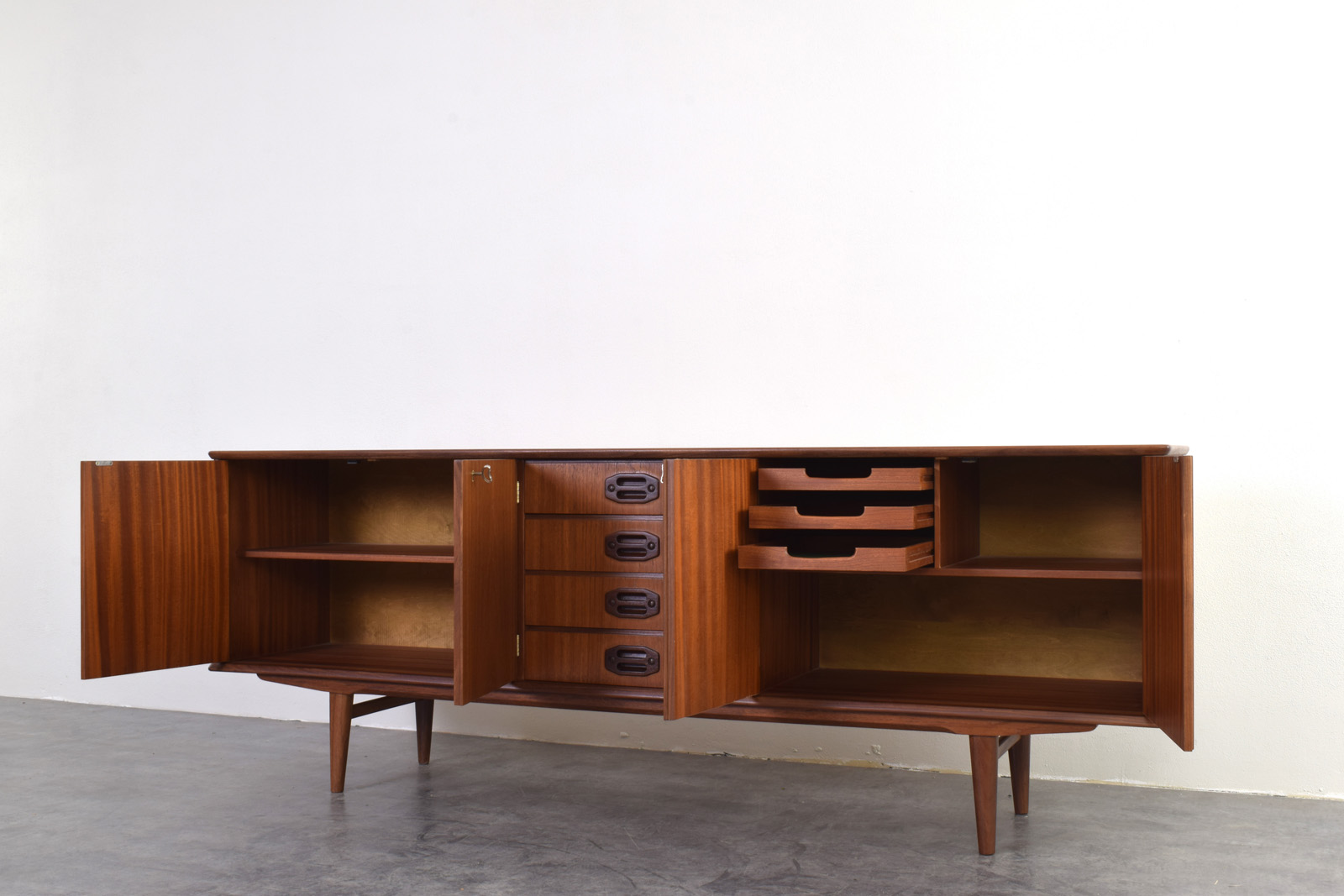 Scandinavian teak sideboard, Denmark, 1960s