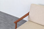 Sofa tekowa vintage, Knoll Antimott, Niemcy, lata 60