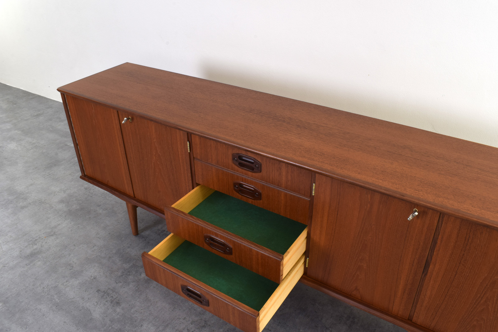 Scandinavian teak sideboard, Denmark, 1960s