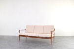 Sofa tekowa vintage, Knoll Antimott, Niemcy, lata 60