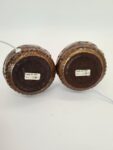 Vintage ceramic table lamps, Fat Lava, Germany, 1970s