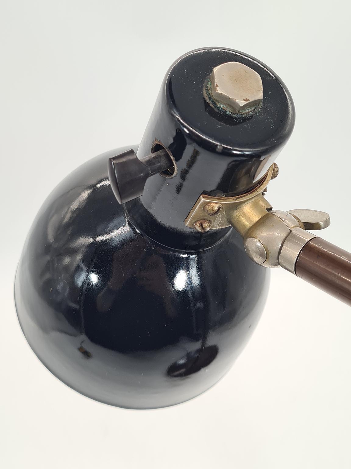 Lampa biurkowa vintage, VEB Leuchtenbau Lengefeld, Niemcy, lata 60