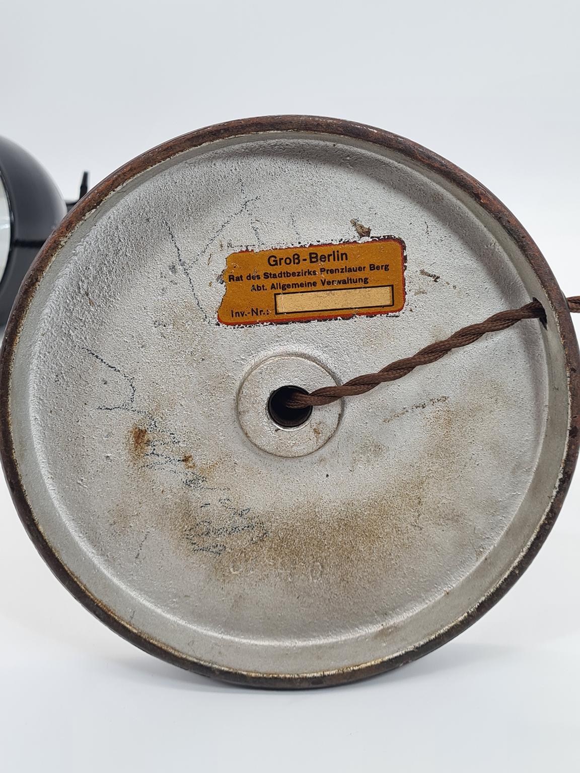 Lampa biurkowa vintage, VEB Leuchtenbau Lengefeld, Niemcy, lata 60