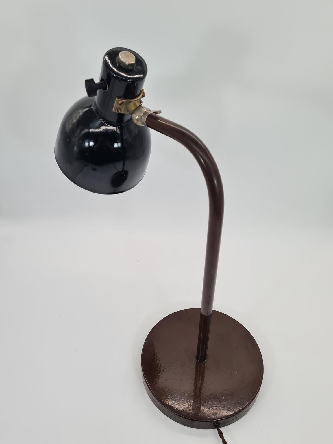 Lampa biurkowa vintage, VEB Leuchtenbau Lengefeld, Niemcy, lata 60