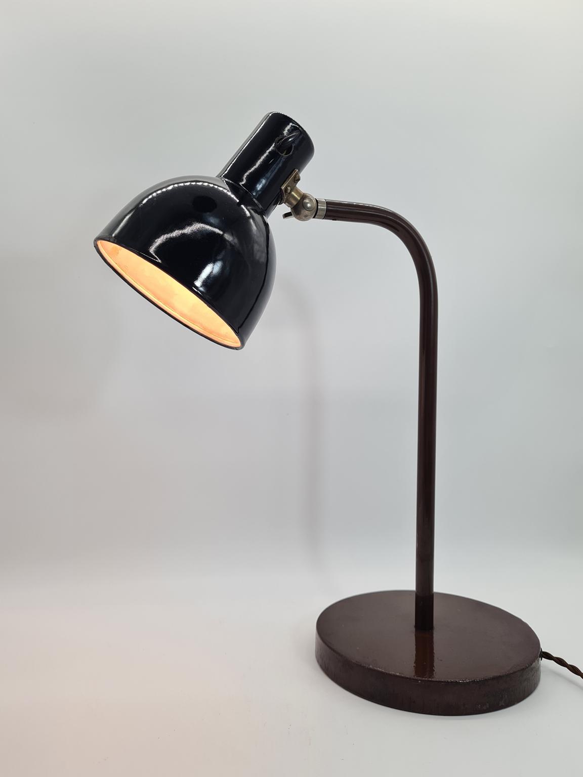 Lampa biurkowa vintage, VEB Leuchtenbau Lengefeld, Niemcy, lata 60
