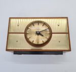 Modernistyczny zegar stołowy firmy Weimar Quartz, Niemcy, lata 70