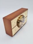 Modernistyczny zegar stołowy firmy Weimar Quartz, Niemcy, lata 70