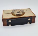 Modernistyczny zegar stołowy firmy Weimar Quartz, Niemcy, lata 70