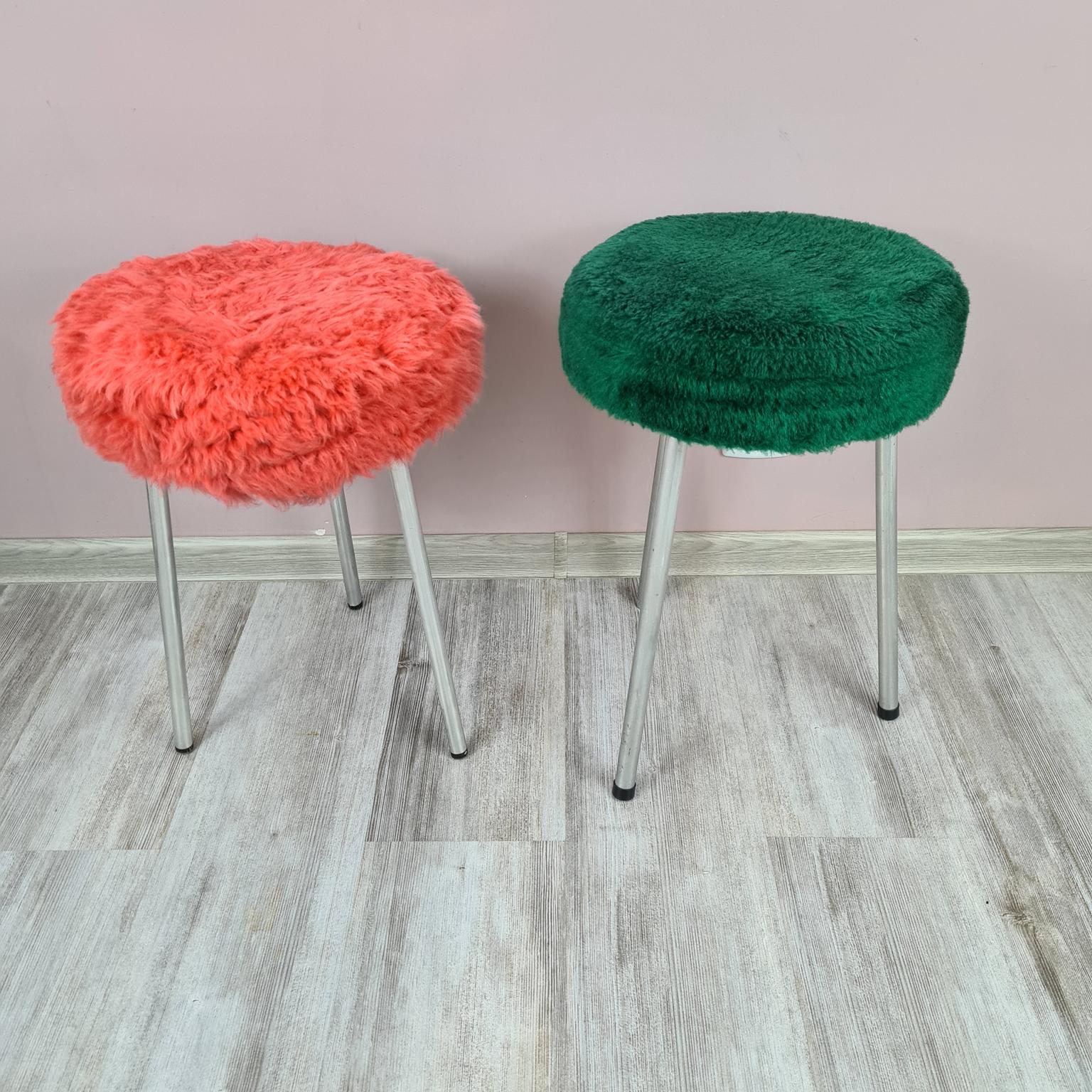 Vintage stools, VEB Elektroinstallation Deutschneudorf, Germany, 1960s/70s
