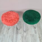 Vintage stools, VEB Elektroinstallation Deutschneudorf, Germany, 1960s/70s