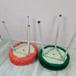 Vintage stools, VEB Elektroinstallation Deutschneudorf, Germany, 1960s/70s