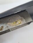 Modernistyczne kinkiety z mosiądzu i aluminium, lata 70