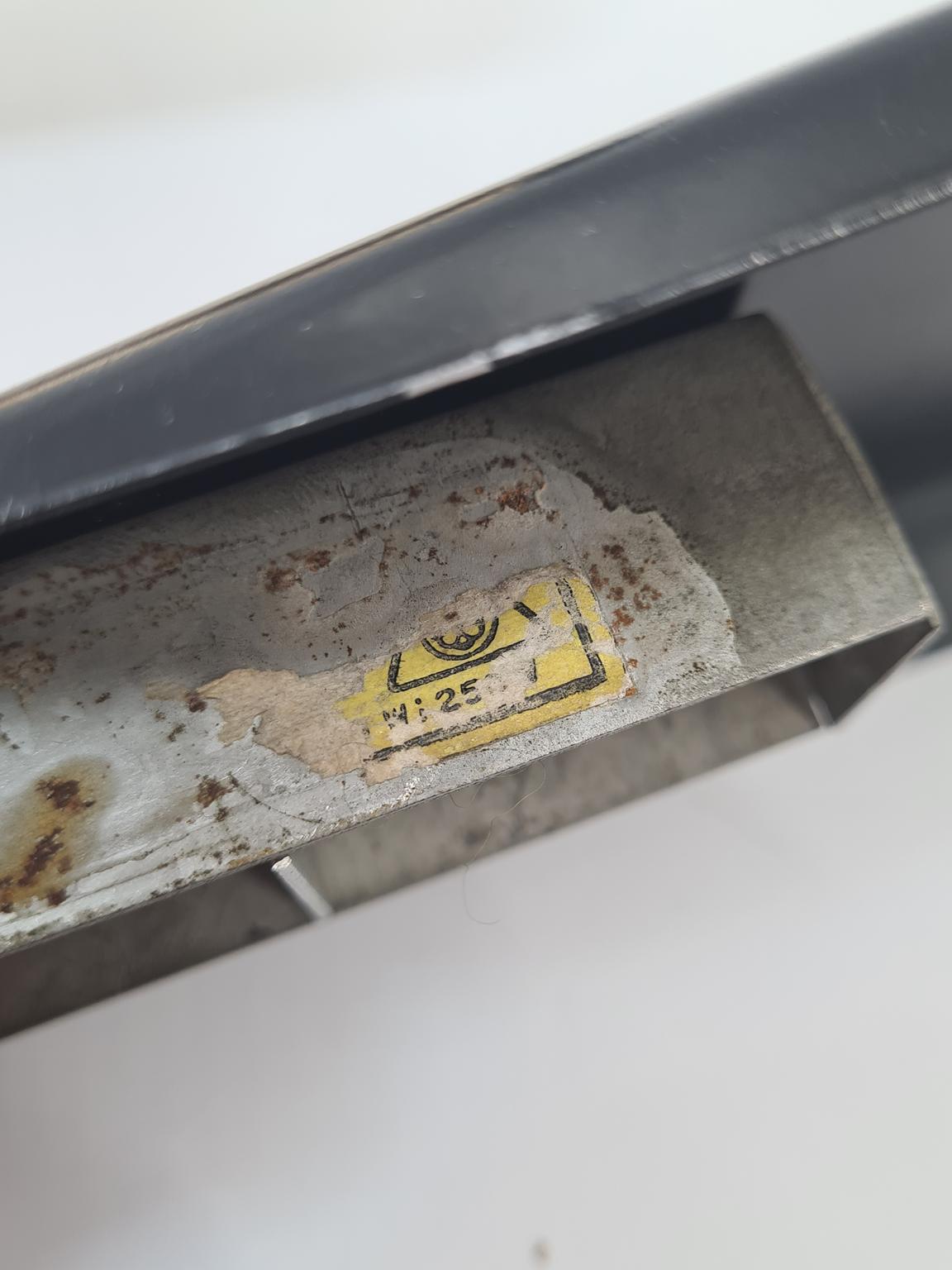 Modernistyczne kinkiety z mosiądzu i aluminium, lata 70