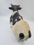 Duża figurka krowy z papier-mâché, lata 70