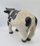 Duża figurka krowy z papier-mâché, lata 70